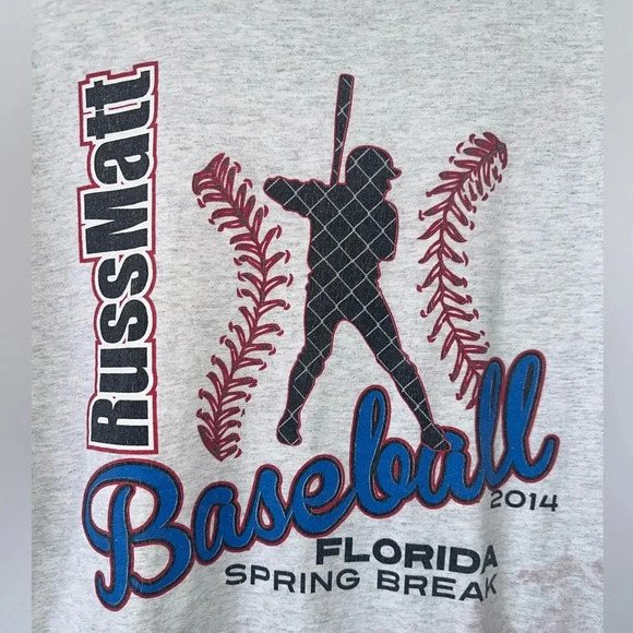 Russmatt 2014 Baseball tee shirt Size M - Picture 2 of 6